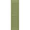 Ekena Millwork 18W x 77H Americraft Two Equal Louver Exterior Real Wood Shutters, Moss Green, PR RW101LV18X77MGH - alternate 3
